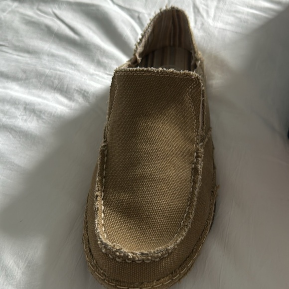 Almost New Tony Lama Winter Wheat Canvas Shoes- unisex - Picture 2 of 6